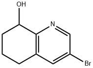 3-Bromo-5,6,7,8-tetrahydro-quinolin-8-ol Structure