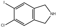 1H-Isoindole, 5-chloro-2,3-dihydro-6-iodo- Structure