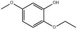 Phenol, 2-ethoxy-5-methoxy- Structure