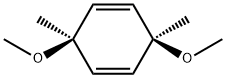 1,4-Cyclohexadiene, 3,6-dimethoxy-3,6-dimethyl-, cis- Structure