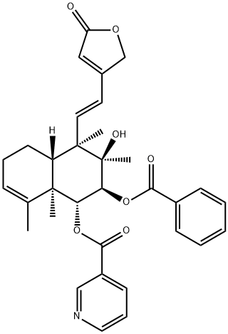 Scutebarbatine B Structure