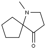 1-Azaspiro[4.4]nonan-4-one, 1-methyl- Structure