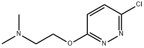 Ethanamine, 2-[(6-chloro-3-pyridazinyl)oxy]-N,N-dimethyl- Structure