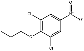 Benzene, 1,3-dichloro-5-nitro-2-propoxy- Structure