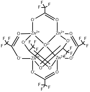 Zinc, μ4-oxohexakis[μ-(2,2,2-trifluoroacetato-κO:κO')]tetra- Structure