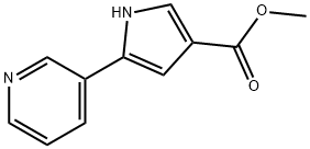 1H-Pyrrole-3-carboxylic acid, 5-(3-pyridinyl)-, methyl ester Structure