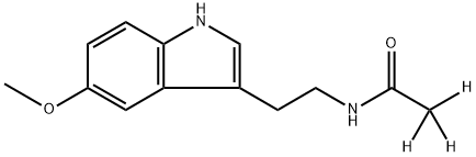 N-Acetyl-d3-5-methoxytryptamine Structure