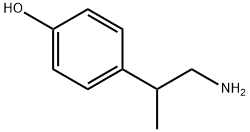 Phenol, 4-(2-amino-1-methylethyl)- Structure