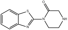 1-(2-Benzothiazolyl)-2-piperazinone Structure