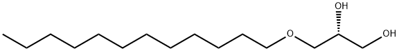 1,2-Propanediol, 3-(dodecyloxy)-, (2R)- Structure