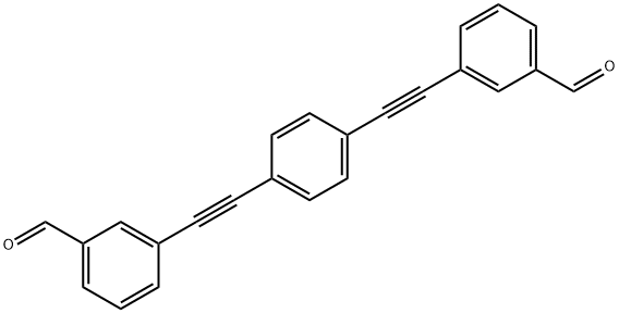 1,4-bis(3-formylphenylethynyl)benzene Structure