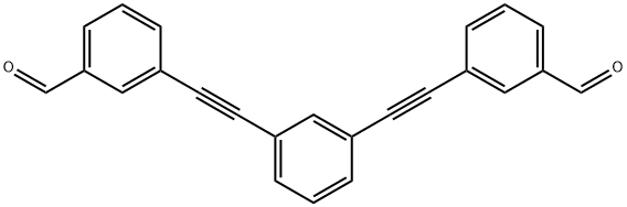 1,3-bis(3-formylphenylethynyl)benzene Structure