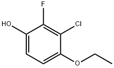 Phenol, 3-chloro-4-ethoxy-2-fluoro- Structure