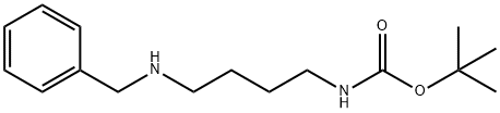 Carbamic acid, N-[4-[(phenylmethyl)amino]butyl]-, 1,1-dimethylethyl ester Structure