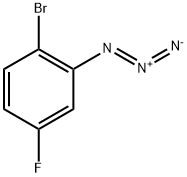 Benzene, 2-azido-1-bromo-4-fluoro- 구조식 이미지