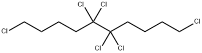 Decane, 1,5,5,6,6,10-hexachloro- Structure