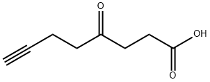 7-Octynoic acid, 4-oxo- Structure