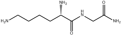 Glycinamide, L-lysyl- (9CI) Structure