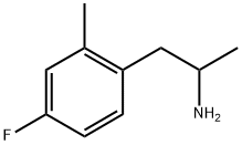 1-(4-fluoro-2-methylphenyl)propan-2-amine 구조식 이미지