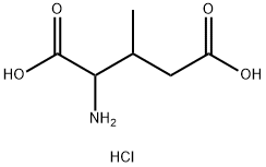 2-amino-3-methylpentanedioic acid hydrochloride Structure