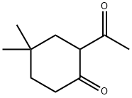 Cyclohexanone, 2-acetyl-4,4-dimethyl- Structure