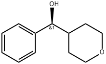 (αS)-Tetrahydro-α-phenyl-2H-pyran-4-methanol Structure