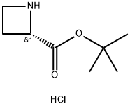 2-Azetidinecarboxylic acid, 1,1-dimethylethyl ester, hydrochloride, (2S)- (9CI) Structure