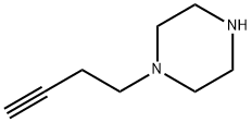 1-(but-3-yn-1-yl)piperazine Structure