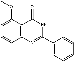 4(3H)-Quinazolinone, 5-methoxy-2-phenyl- 구조식 이미지