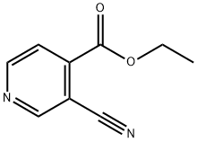 4-Pyridinecarboxylic acid, 3-cyano-, ethyl ester Structure