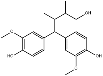 4,4-di(4-hydroxy-3-methoxyphenly)-2,3-dimethylbutanol 구조식 이미지