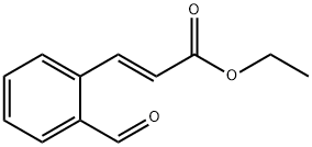 2-Propenoic acid, 3-(2-formylphenyl)-, ethyl ester, (2E)- Structure