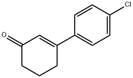 2-Cyclohexen-1-one, 3-(4-chlorophenyl)- Structure