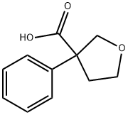 3-Furancarboxylic acid, tetrahydro-3-phenyl- Structure