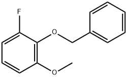 Benzene, 1-fluoro-3-methoxy-2-(phenylmethoxy)- 구조식 이미지