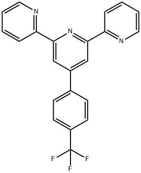 2,2':6',2''-Terpyridine, 4'-[4-(trifluoromethyl)phenyl]- Structure