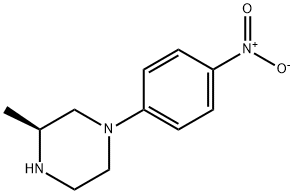 (3S)-3-Methyl-1-(4-nitrophenyl)piperazine Structure