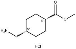 methyl cis-4-(aminomethyl)cyclohexanecarboxylate hydrochloride Structure