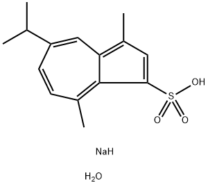 SodiuM Gualenate (Guaiazulene 3-Sulfonate SodiuM Salt) 구조식 이미지