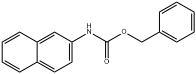 Carbamic acid, N-2-naphthalenyl-, phenylmethyl ester 구조식 이미지