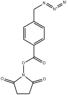 Benzoic acid, 4-(azidomethyl)-, 2,5-dioxo-1-pyrrolidinyl ester Structure