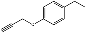 Benzene, 1-ethyl-4-(2-propyn-1-yloxy)- Structure