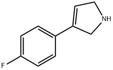 3-(4-Fluorophenyl)-2,5-dihydro-1H-pyrrole 구조식 이미지