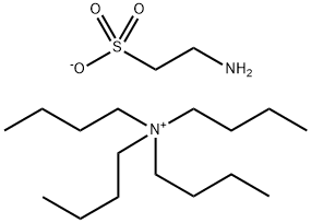 1-Butanaminium, N,N,N-tributyl-, 2-aminoethanesulfonate (1:1) Structure