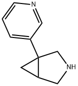 3-azabicyclo[3.1.0]hexane, 1-(3-pyridinyl)- Structure