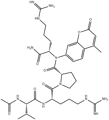 Ac-Val-Arg-Pro-Arg-AMC Structure