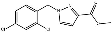 methyl 1-(2,4-dichlorobenzyl)-1H-pyrazole-3-carboxylate Structure