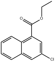 1-Naphthalenecarboxylic acid, 3-chloro-, ethyl ester Structure