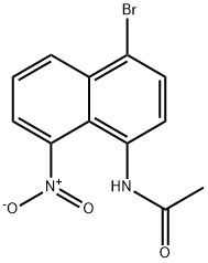 N-(1-bromo-5-nitronaphthalen-4-yl)acetamide Structure