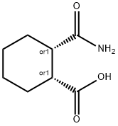 rel-(1R,2S)-2-(Aminocarbonyl)cyclohexanecarboxylic acid Structure